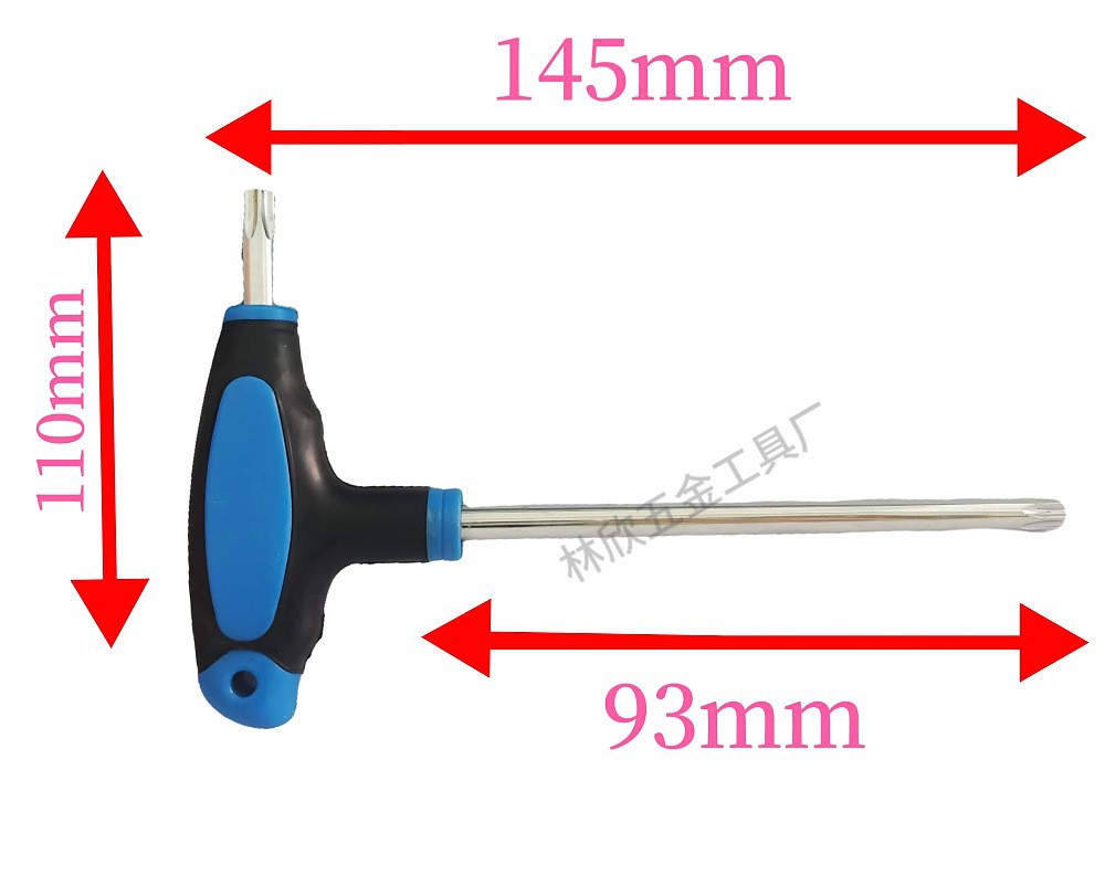 T30 dual-purpose box wrench, three-card lock wrench, exhibition-specific wrench, screwdriver, CNC tool accessories Item Picture