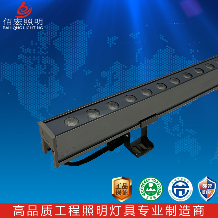 LED strip lights, outdoor waterproof contour lights, 10W, 12W, 15W bridge guardrail protection lights, seven-color lighting landscape lights Application Scenario