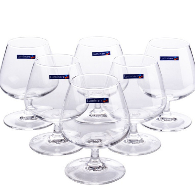 Wholesale of Le Mei Ya Cognac brandy glasses, European low-stemmed foreign wine glasses, bar and hotel whisky glasses, and red wine glasses Item Picture
