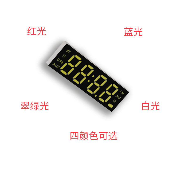 Direct sales of 4-digit digital tube LED digital display screens in stock, featuring both positive and negative, emerald green light, red light, blue light and white light Application Scenario