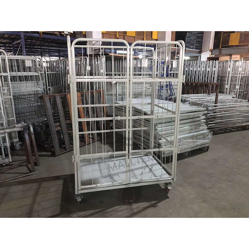 Logistics trolleys, powder-coated sorting trucks, folding storage cage trucks, and rapid handling vehicles Specification drawing
