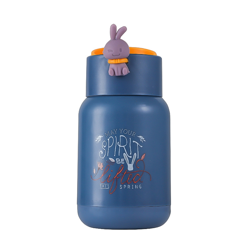 Mini fairy rabbit water cup, portable, small and elegant cup for women, simple and cute water cup for children and students, can be used as words Item Picture