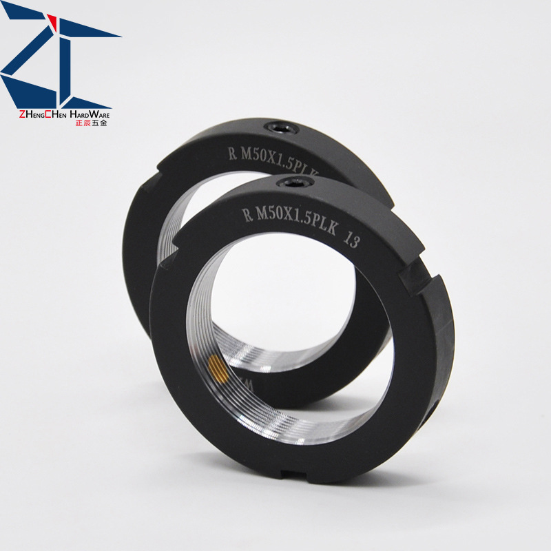 The Zhengchen R-type radial precision lock nut locks the screw bearing of the CNC machine tool to prevent the loosening of the round nut details Picture