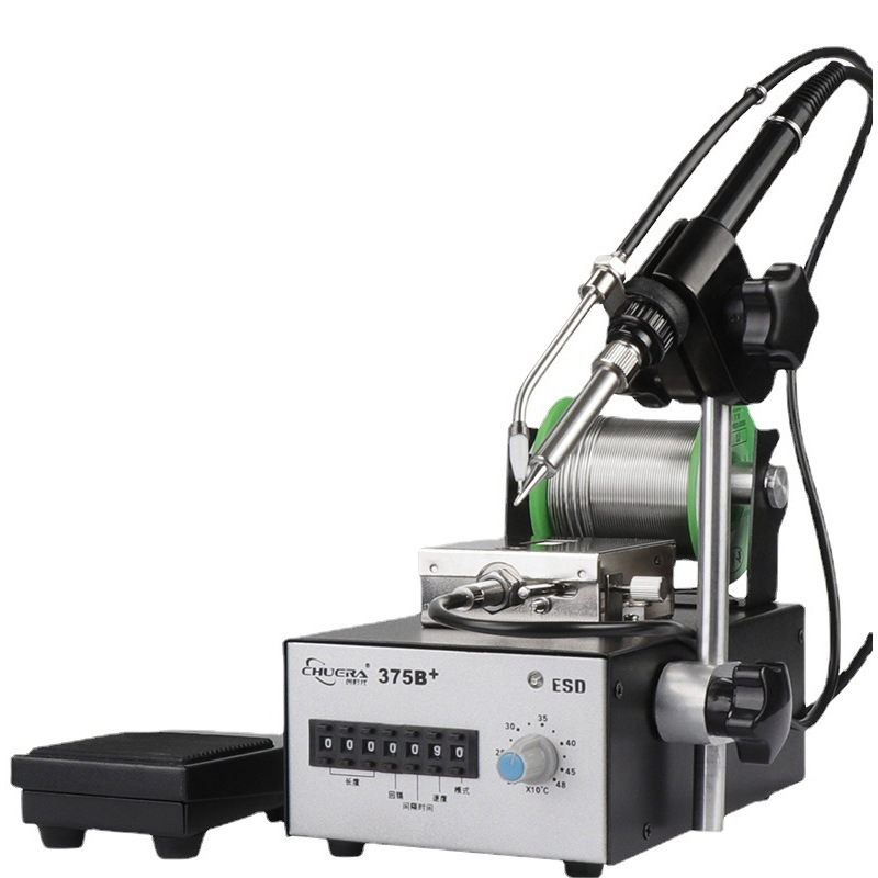 Chuangshidai 375 semi-automatic soldering station, foot-operated soldering machine, automatic soldering machine, circuit board soldering, electric soldering iron Item Picture