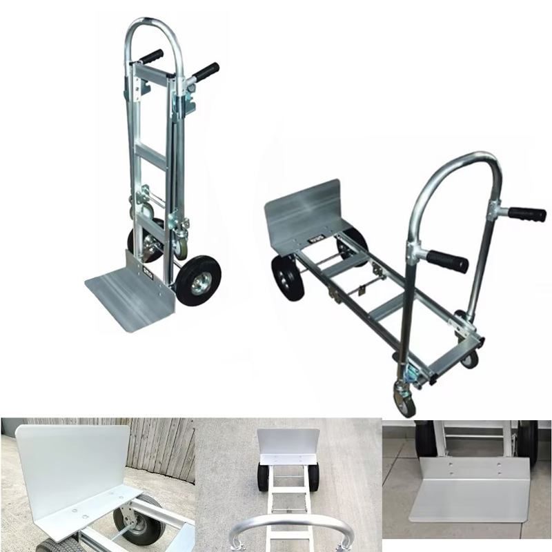 Factory direct sales of aluminum alloy flatbed trucks, load-bearing king, folding hand carts, tiger carts, handling carts, luggage carts, warehouse trucks undefined