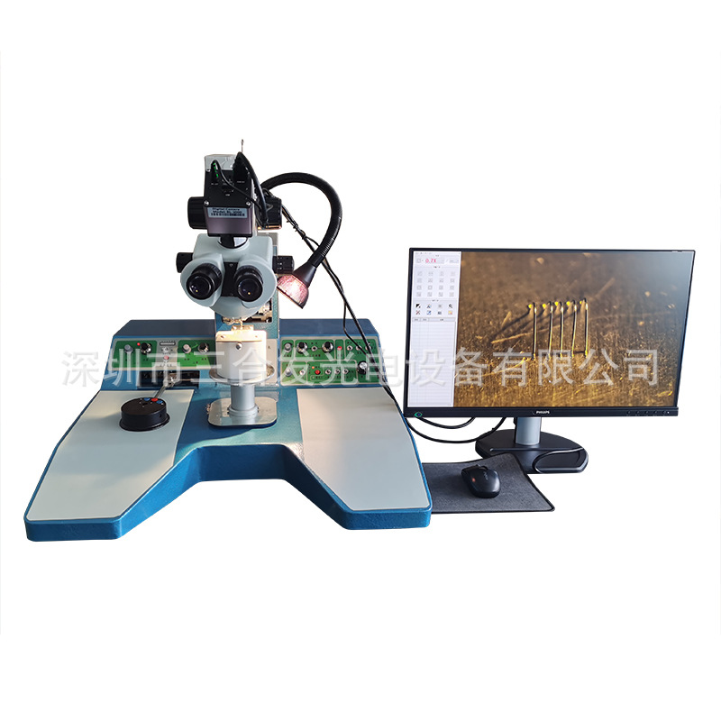 SH3018 Ultrasonic aluminum strip pressure welding machine, coarse aluminum wire bonding machine, coarse aluminum wire welding machine, manual bonding machine Item Picture