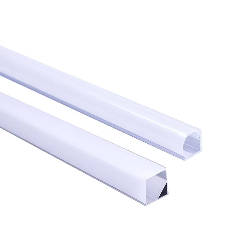 Triangular arc-shaped led linear light, wine cabinet, cabinet strip light, curtain box, light strip, slot, exposed linear light, suspended Item Picture