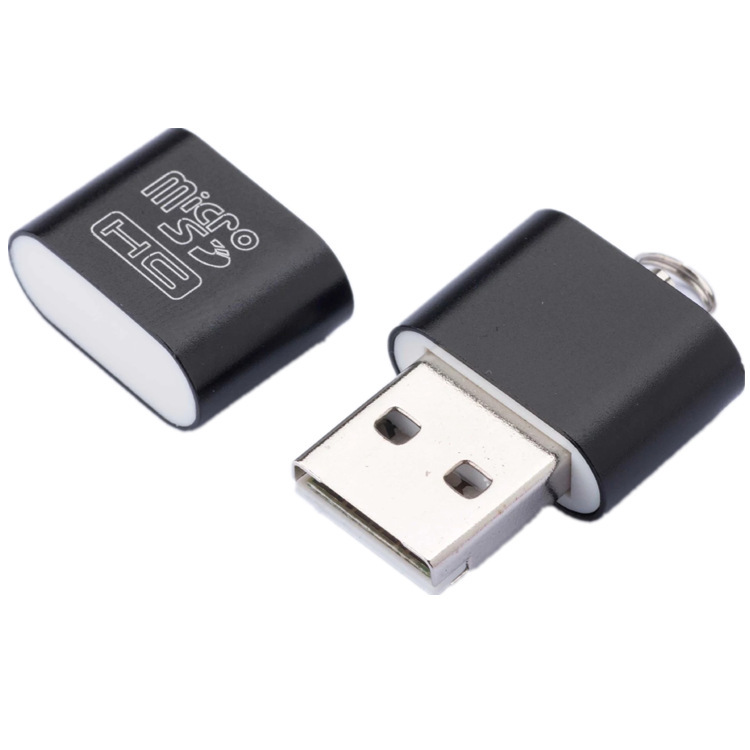 Cross-border manufacturer neutral SY-T18/T97 card reader, microSD aluminum alloy high-end high-speed TF2.0 card reader Application Scenario
