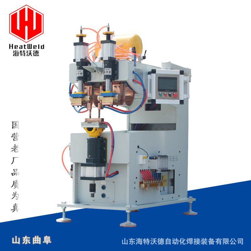 Customized metal traceless welding equipment by traceless spot welding machine manufacturer, medium-frequency inverter double-head stainless steel traceless welding machine details Picture