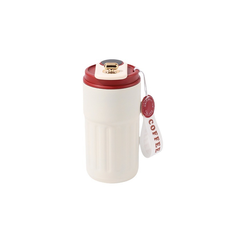 The new 316 stainless steel smart temperature-displaying coffee thermos cup is a high-quality, elegant and portable water cup for women in the office Item Picture