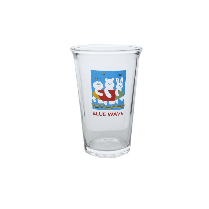 Korean InS-style breakfast cups, glass cups, milk cups, juice cups, cute cartoon water cups, coffee cups, milk tea cups Item Picture