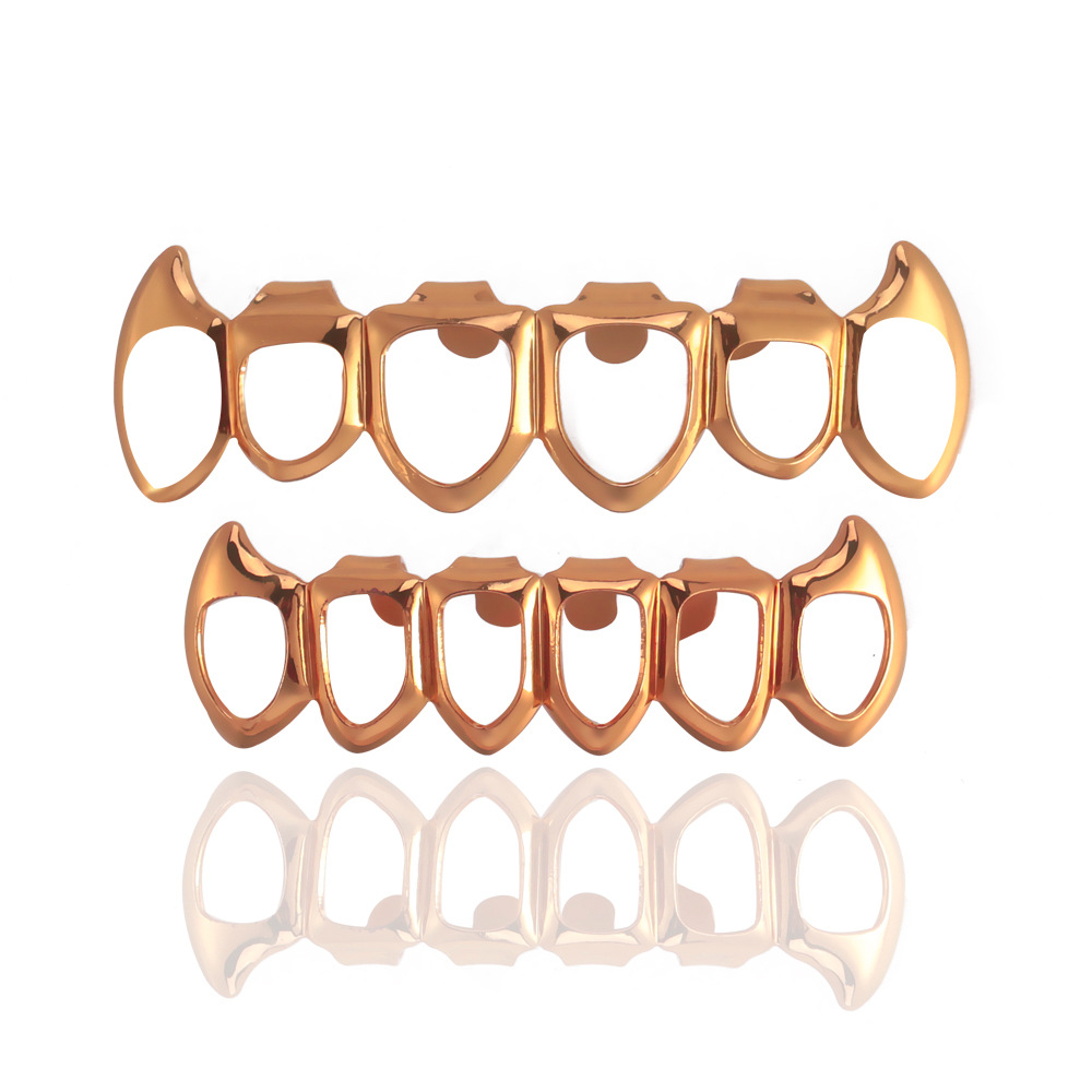 The manufacturer supplies 6-hole sharp teeth, hip-hop teeth, HIPHOP glossy braces, hip-hop accessories, Halloween makeup sessions details Picture