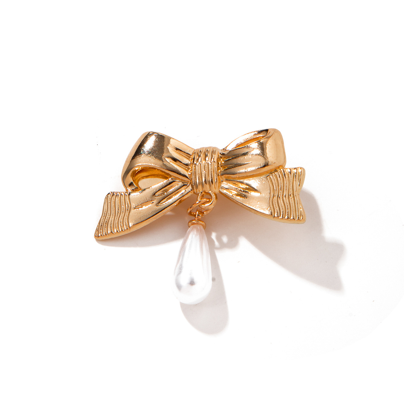 European and American cross-border ins style hair clips, high-end and versatile alloy headwear, double-layer bow hair clips and hair accessories wholesale Item Picture