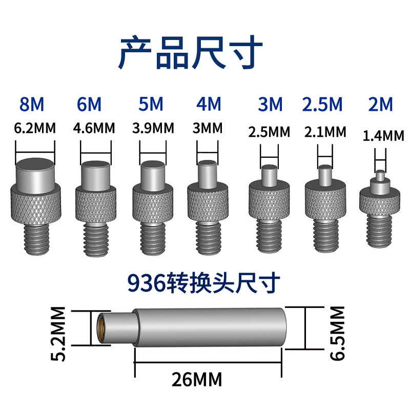 Hot-melt nut indenter, brass insert, embedding tool, soldering iron heating head, 3D printer accessories M2-M8M6 Application Scenario