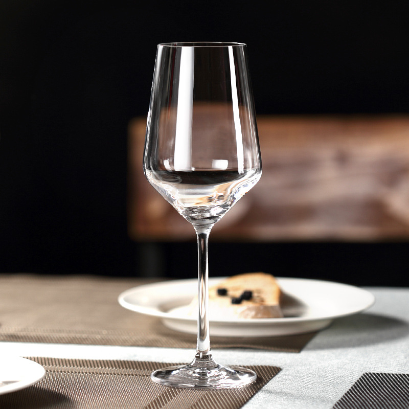 Idelita crystal glass wine glasses, wine glasses, champagne glasses, diamond series highball glasses, LOGO printing Specification drawing