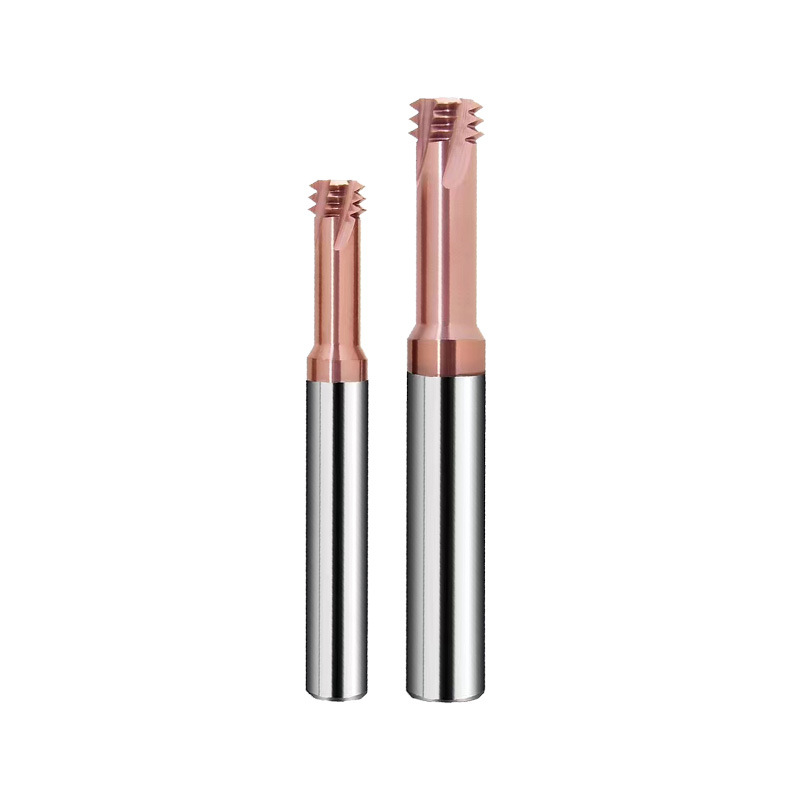 Tungsten steel thread milling cutter, 68-degree alloy US-made thread cutter, center thread milling cutter, stainless steel coated metric M1-M30 Item Picture