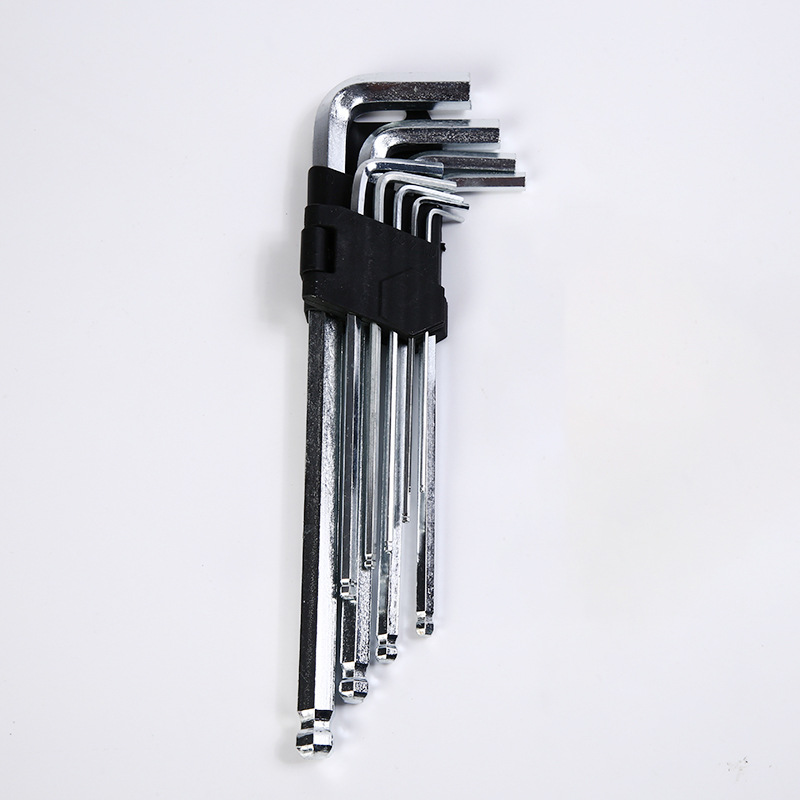 Manufacturer's in-stock L-shaped flat head ball head small wrench, extended hex socket set wrench, hex socket wrench undefined
