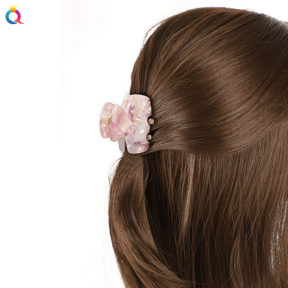 Qiyue Acid Korean version hair accessories, girlish acetic acid small hair clips, simple updo hair clips, top clips, hair grips Application Scenario
