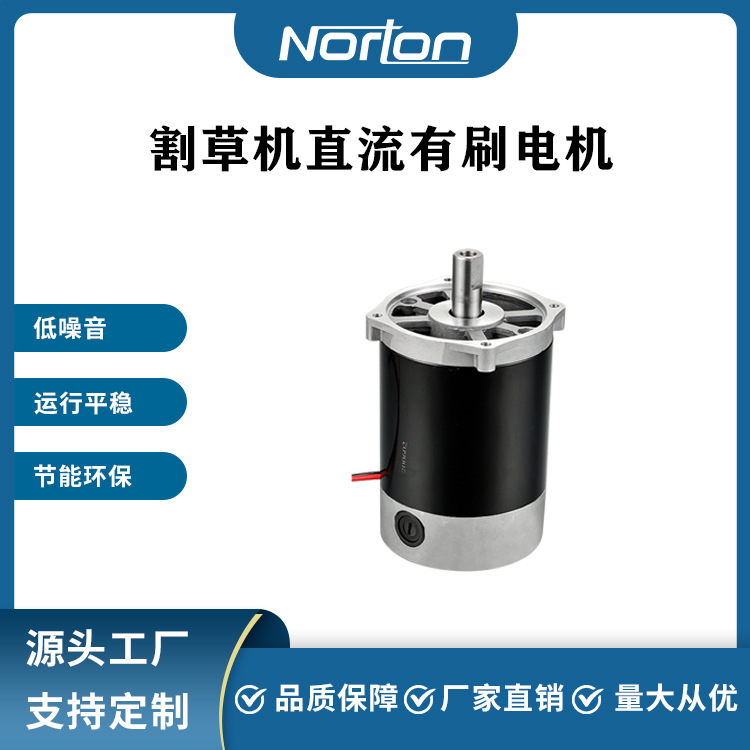 Zy9716-450w 48V permanent magnet brushed DC motor for lawn mower details Picture