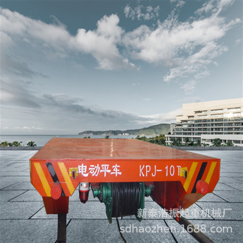 Electric flat car, steel ladle electric flat car for steel plants, universal mobile handling electric flat car for mechanical workshops undefined