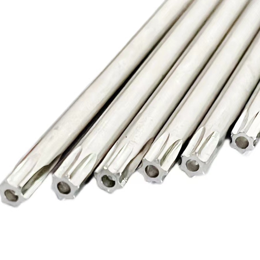 Factory direct sales L-shaped double-head Allen box wrench, cross-shaped box wrench with hole anti-theft wrench, large stock available Specification drawing