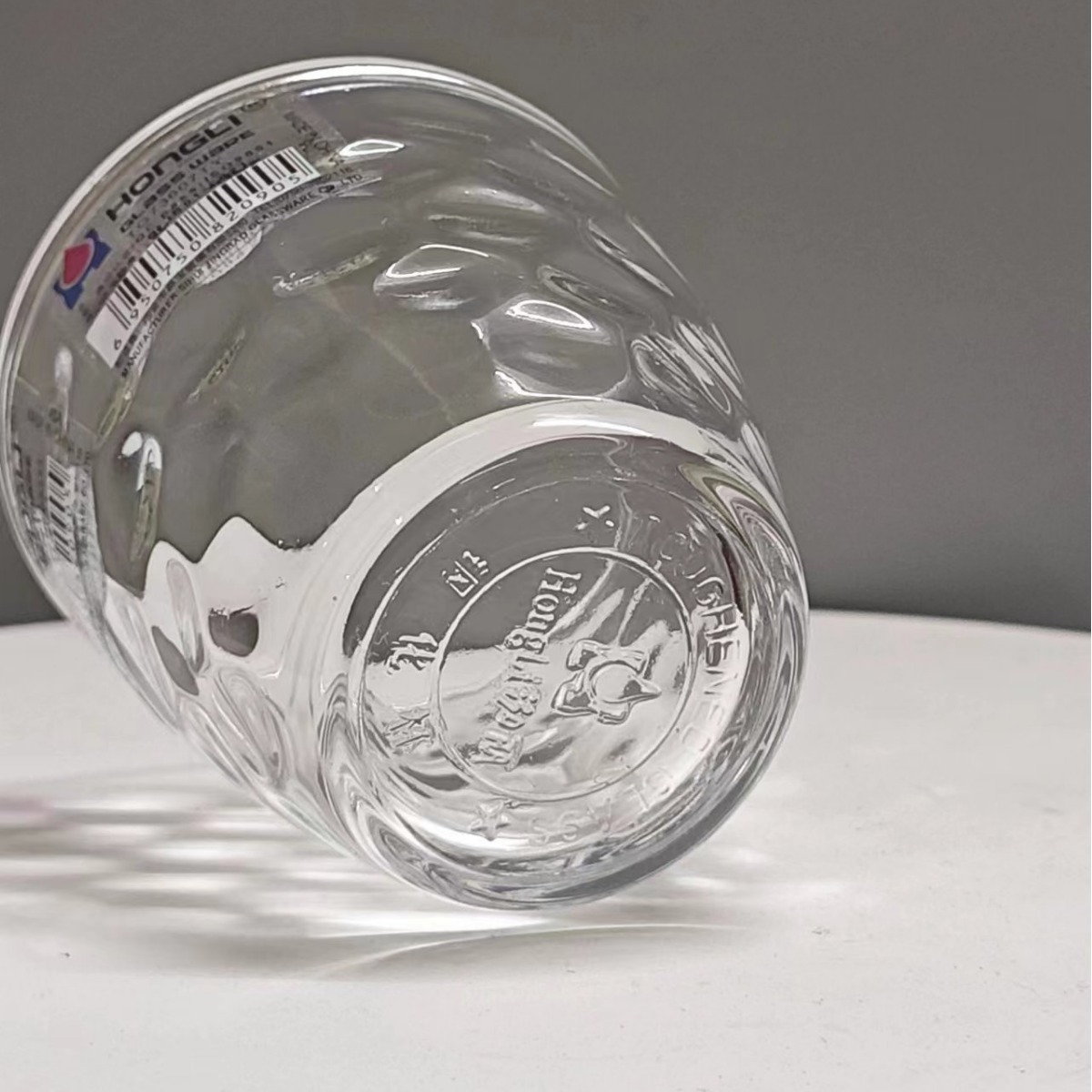 Hongli polka dot glass cups, creative water cups, beer mugs, milk cups, tempered glass cups, beverage cups for KTV bars details Picture