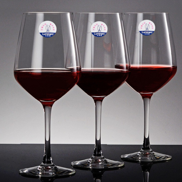Lemeiya Kuangshi series of wine glasses, light luxury selection, tall glass wine glasses, lead-free glass wine sets wholesale details Picture