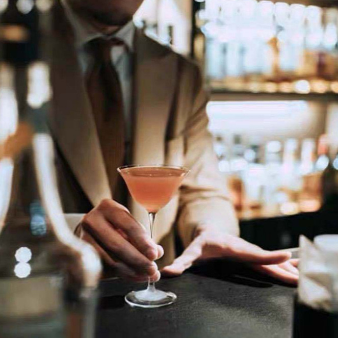 Japanese Martini cup, Kimura cocktail cup, creative and personalized tall glass, cocktail glass, bar champagne glass details Picture