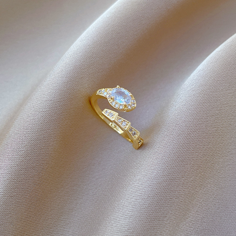 【 Real Gold 】 Bamboo joint snake wedding ring with adjustable opening, simple jewelry, Japanese-style ring couple rings Application Scenario
