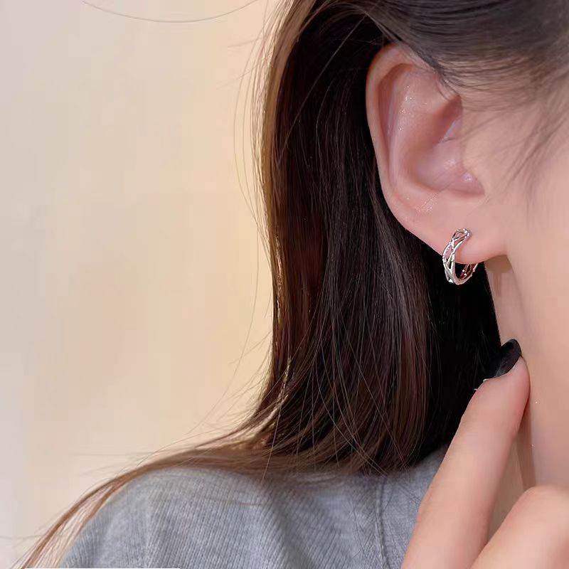 925 Thorny Ear Stud Women's Summer Ear Ring Earrings 2025 New Trendy ear Stud Women's Niche Design Versatile earrings details Picture
