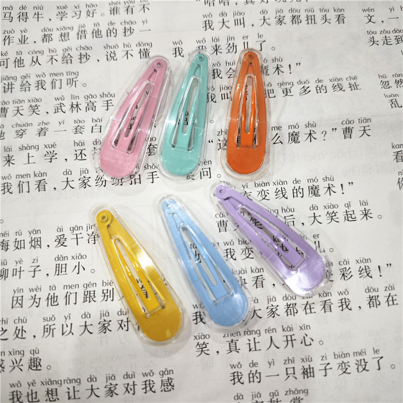 High-end handmade diy hair clips, water drop clips, children's hair accessories, colorful case hair clips, hair accessories, headwear, clothing accessories Application Scenario