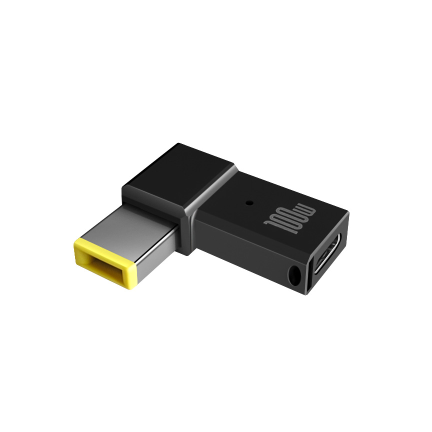 The PD adapter is suitable for Type-c to Lenovo square 100W5A notebook adapters and all series of DC adapters Item Picture