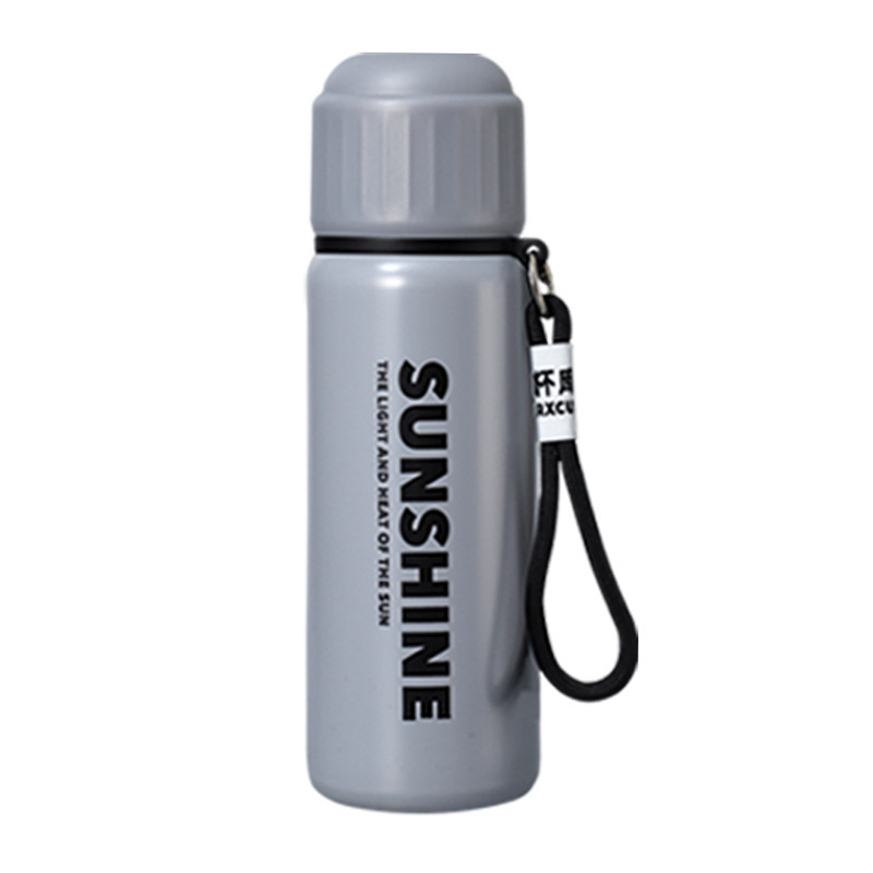 Wholesale of high-appearance-level children's insulated cups, portable boys' outdoor sports water cups with handles, coffee travel cups Item Picture