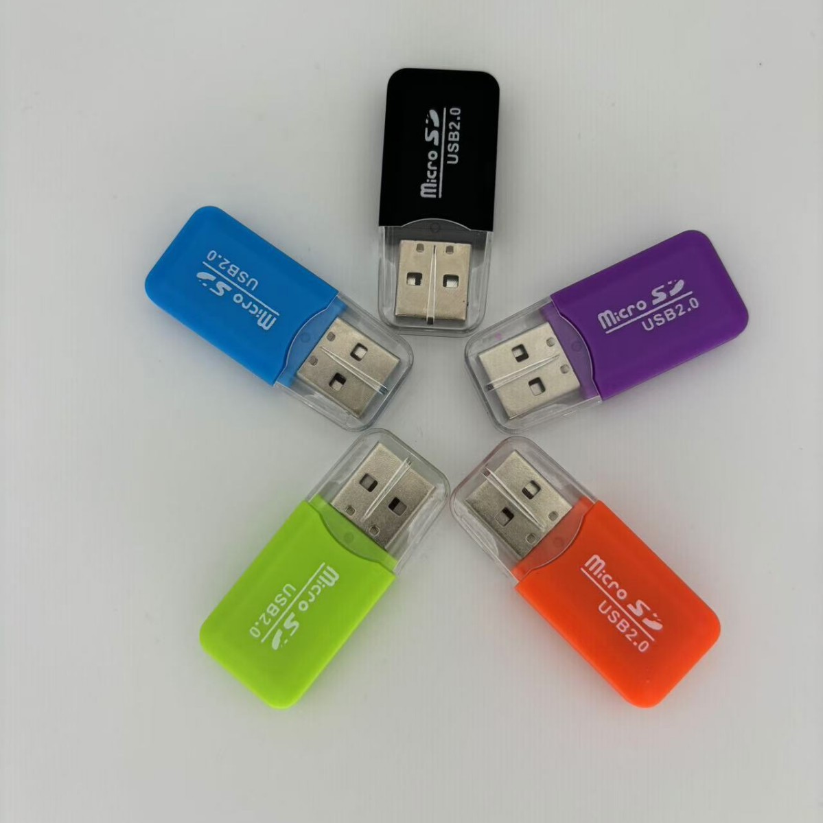 Cool card reader, TF memory card, camera card reader, USB2.0 high-speed computer and mobile phone Type-C adapter full figure