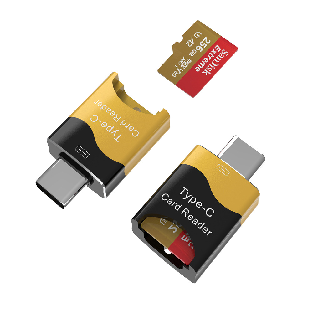 Cross-border type-C card reader, suitable for Huawei OTG card reader, high-speed mobile phone TF card reader wholesale Application Scenario
