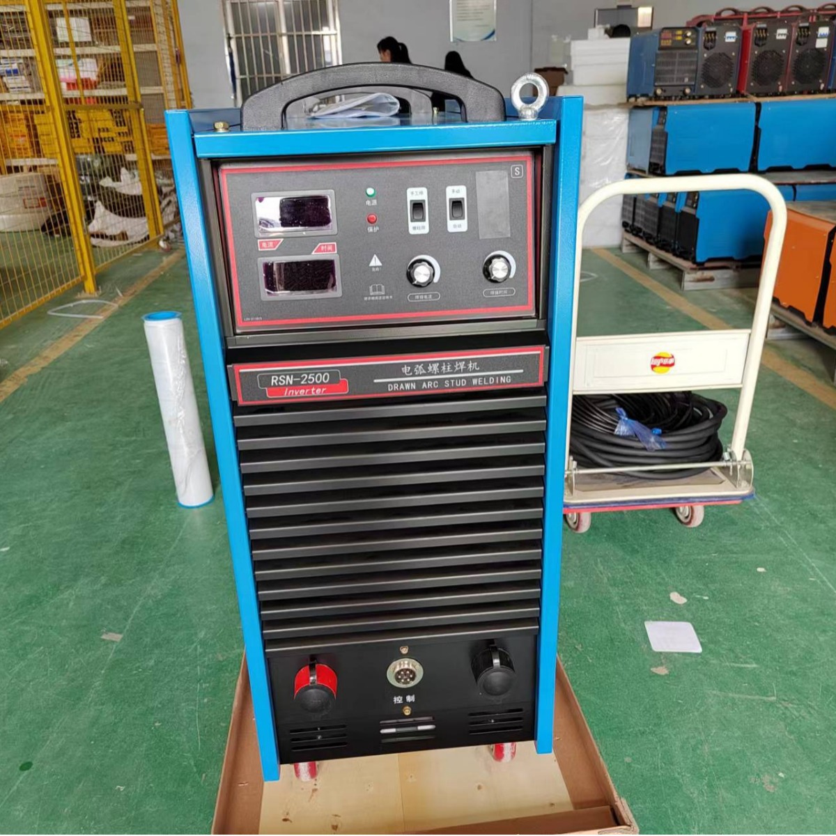 The RSN-2500 stud welding machine for bridge floor slabs, shear nail machine and stud machine ensures a firm arc welding Specification drawing