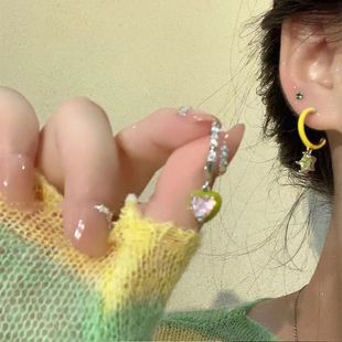 Keep it for yourself! Stylish and versatile, unique stud earrings for women, light luxury, fashionable, niche, high-end design sense earrings, bestsellers details Picture