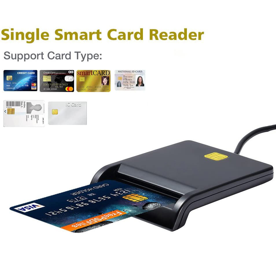 Cross-border exclusive USB2.0 smart card reader, bank ATM tax filing USB smart card reader, ID card reader and writer Application Scenario