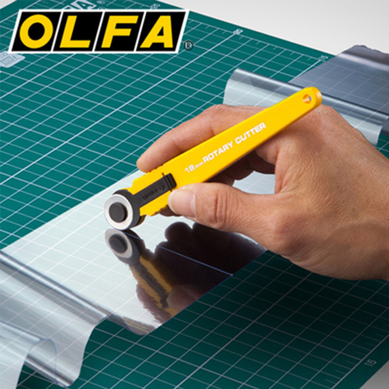 Japanese OLFA ultra-small rotary fabric cutting (splicing) knife, rotary knife RTY-4, circular blade 18mm/RB18-2 Application Scenario