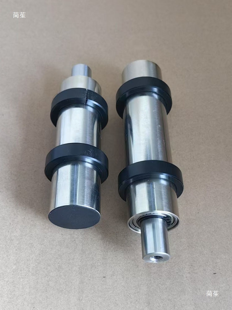 Unpowered roller label positioning roller drive deviation correction wear-resistant roller driven wheel shaft aluminum roller stainless steel idler roller Item Picture