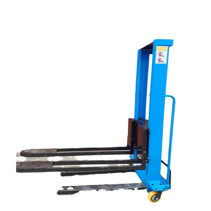 Electric remote-controlled lift hydraulic stacker, portable warehouse loading and unloading forklift Item Picture