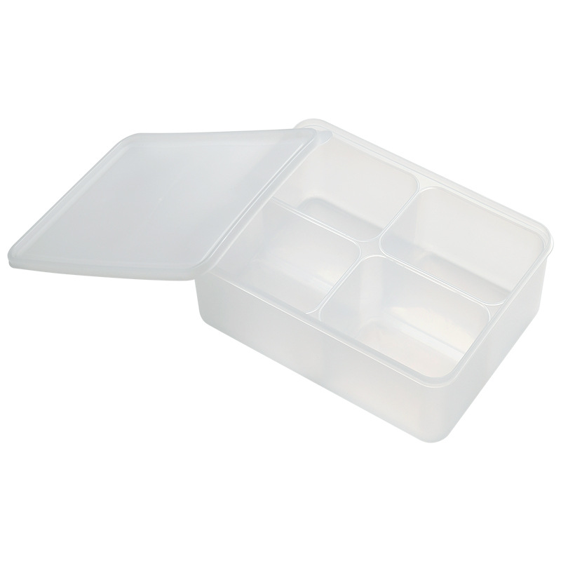 A complete set of cold powder and ice powder stall tool bucket, ice powder seasoning box, commercial box for ice powder, special lid for stall Item Picture