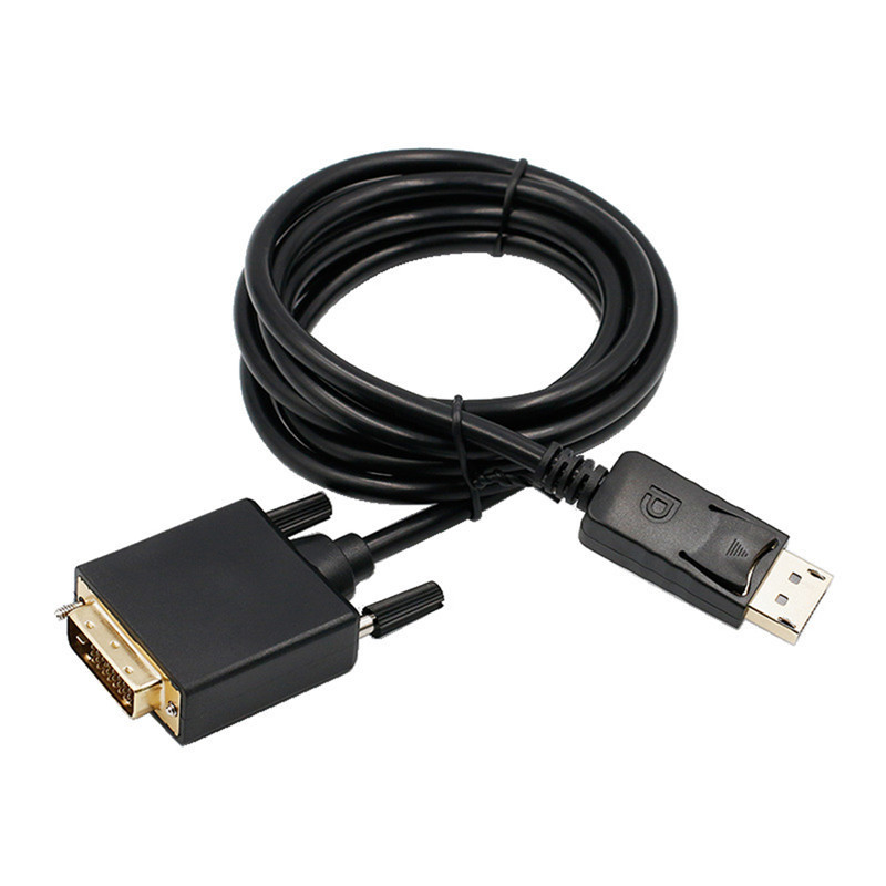 Wholesale dp to dvi 1.8-meter adapter cable, computer signal converter, dp to dvi 1.8-meter conversion cable Item Picture
