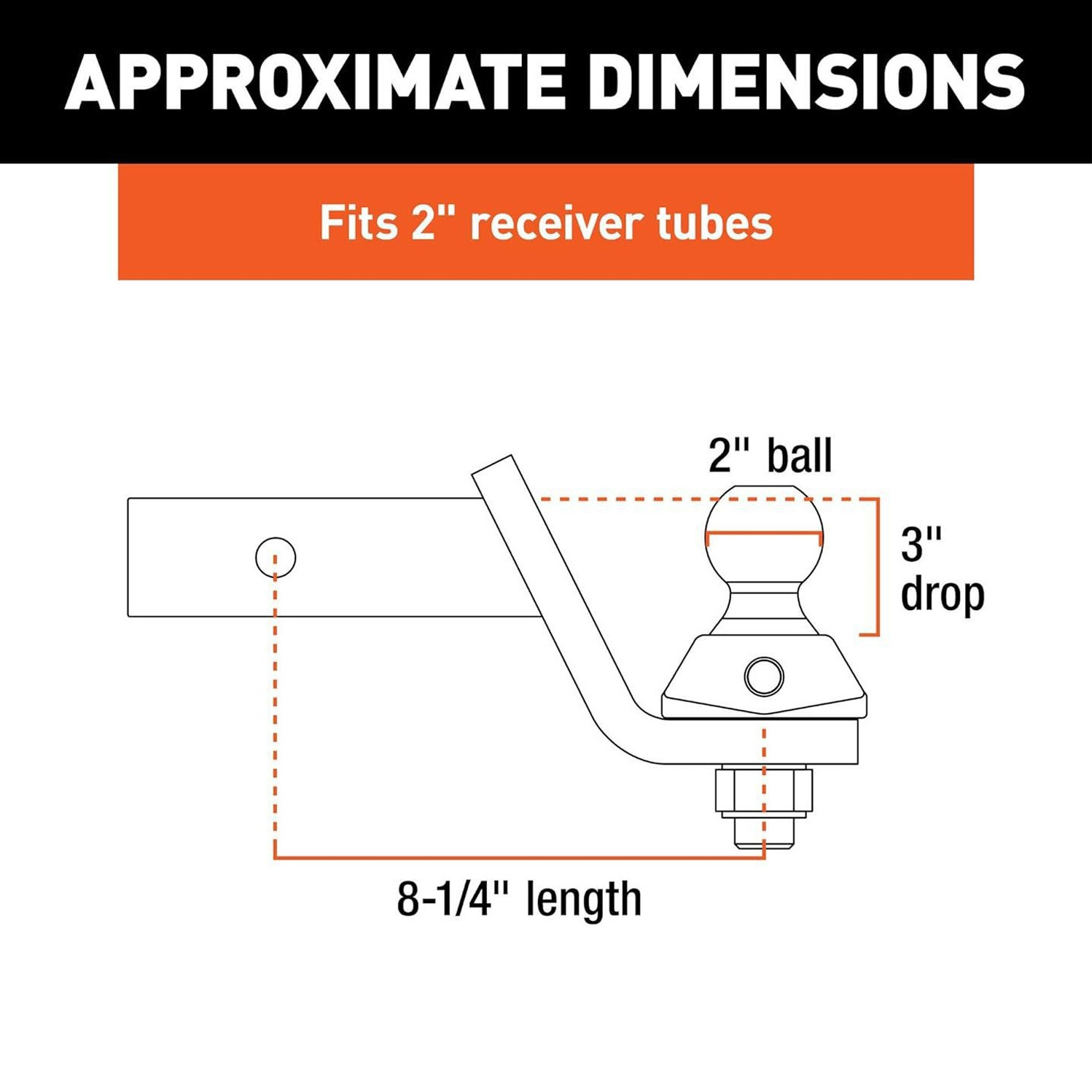 45143 Buffer hook ball rack 7,500 pounds, 2-inch receiving port, 3-inch adjustable trailer arm Application Scenario