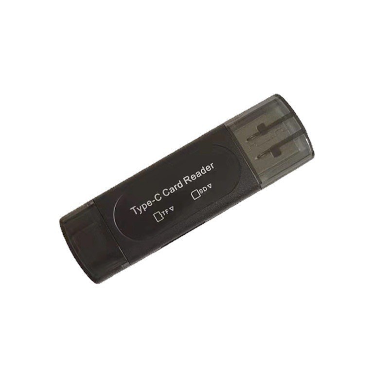High-speed multi-in-one SDTF memory card reading USB multi-functional card reader Type-c car computer mobile phone OTG details Picture