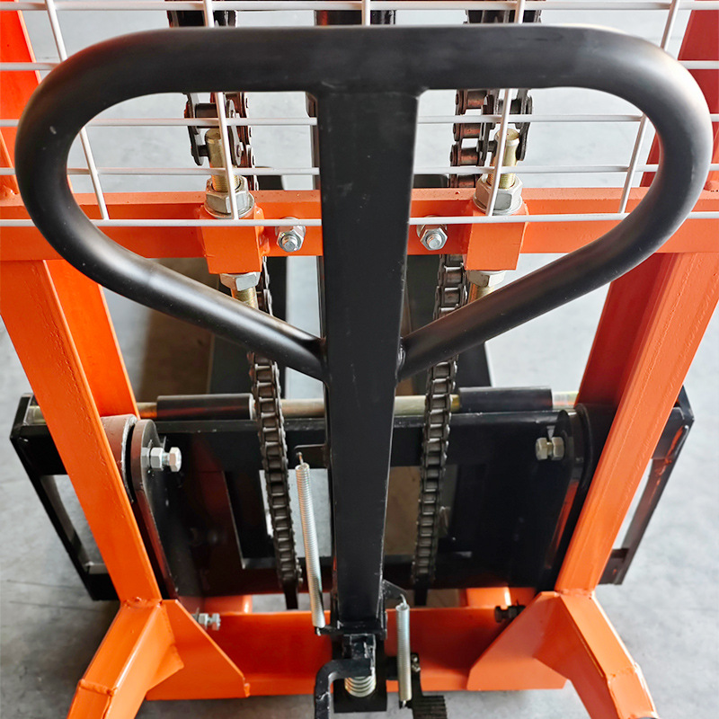 Huli HU-LIFT PC economical manual hydraulic stacker, material loading, lifting and handling forklift details Picture