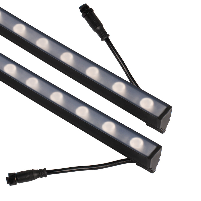 2527 silicone DMX512led wall-washing light rgbw full-color dimming waterproof outdoor lighting project lighting decoration Application Scenario
