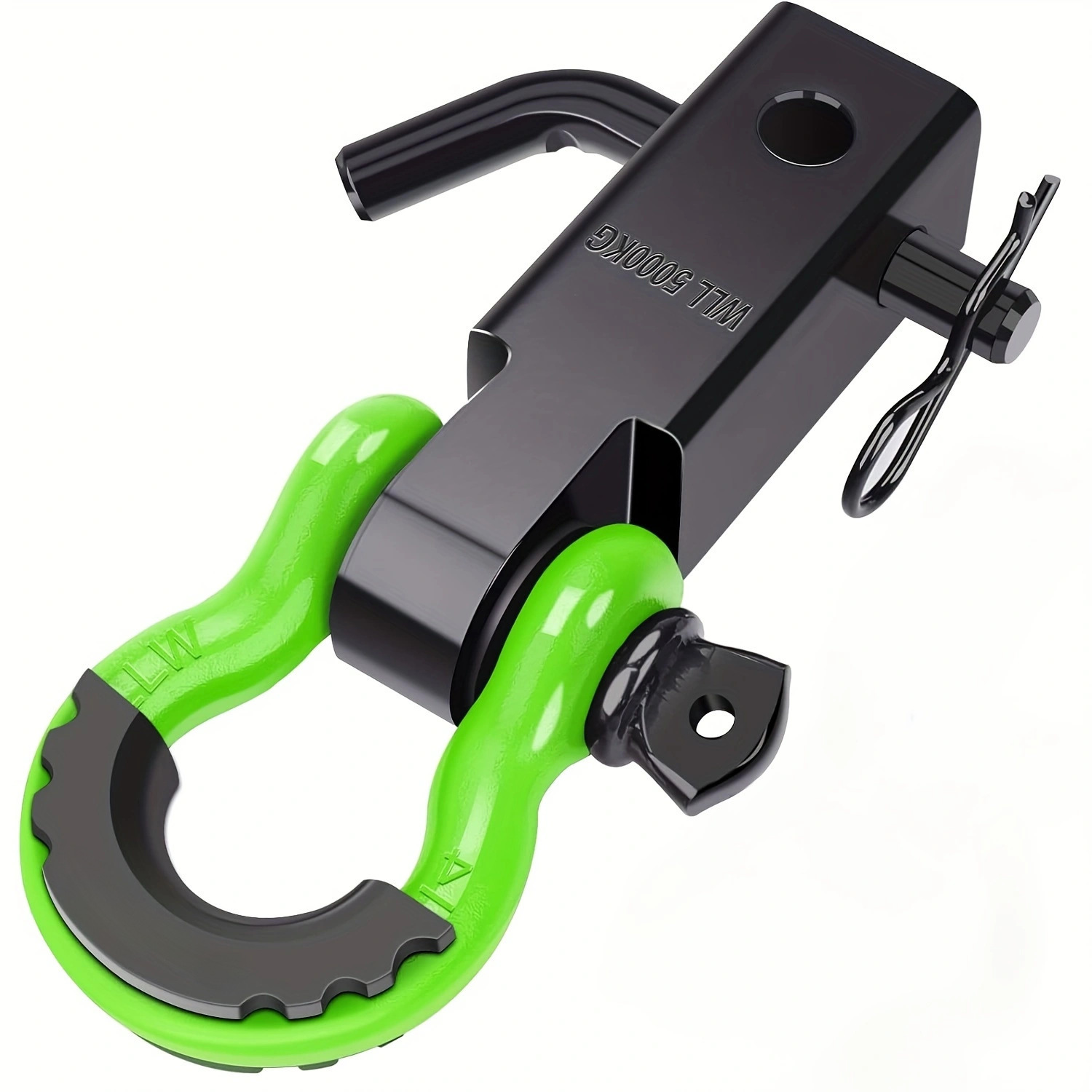 The square-mouthed trailer arm is thickened with carbon steel, towing a 4.75-ton girder off-road vehicle rear-end rescue hook to tow the rear of the vehicle undefined
