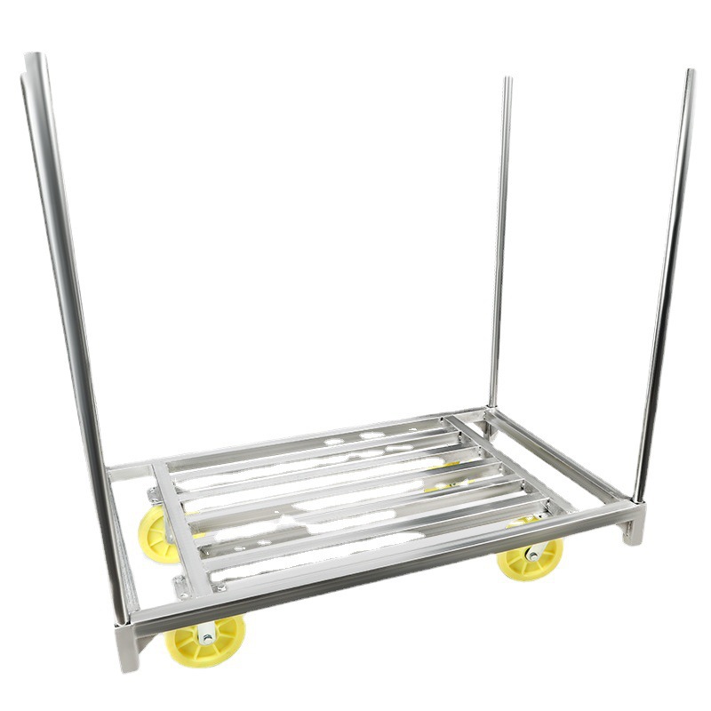 Heavy-duty handcart, transporter, trolley, special load-bearing flatbed truck, logistics handcart, small cargo trailer Item Picture