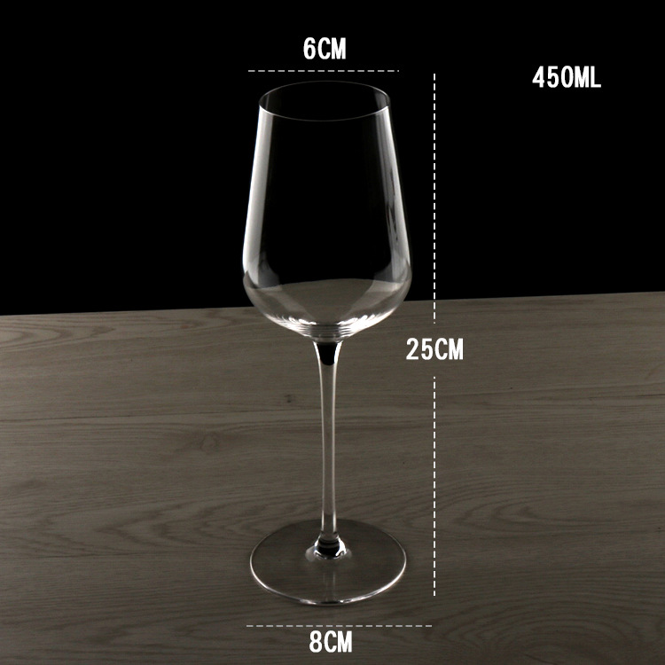 European-style handcrafted crystal high-footed red wine glasses, new personalized household glass wine glasses, 2 pieces in gift box wholesale Application Scenario